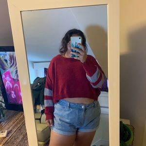 cropped sweater